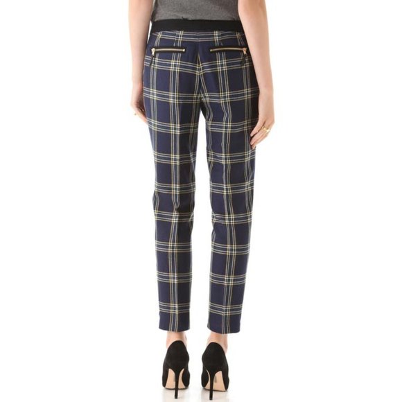 Juicy Couture Eton wool-blend plaid pants - Picture 2 of 11